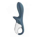 Vibrator anal gonflabil Satisfyer Air Pump Booty 2, gri închis, USB