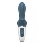 Vibrator anal gonflabil Satisfyer Air Pump Booty 2, gri închis, USB