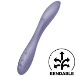 Vibrator Satisfyer G Spot Flex 2 din silicon, cu USB, pentru punctul G