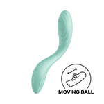 Vibrator Satisfyer Rolling Pleasure G-Point Mentă 22cm USB
