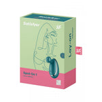 Stimulator Clitoridian Satisfyer Spot On 1 Mini din Silicon, Verde, USB, 7,5 cm