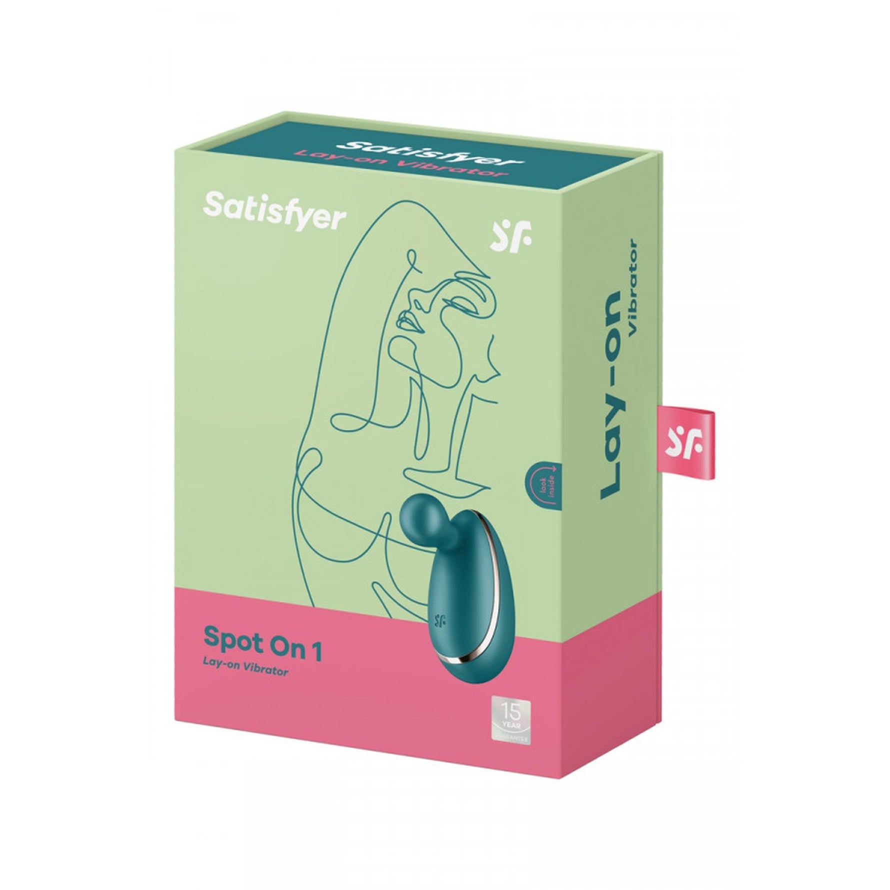 Stimulator Clitoridian Satisfyer Spot On 1 Mini din Silicon, Verde, USB, 7,5 cm