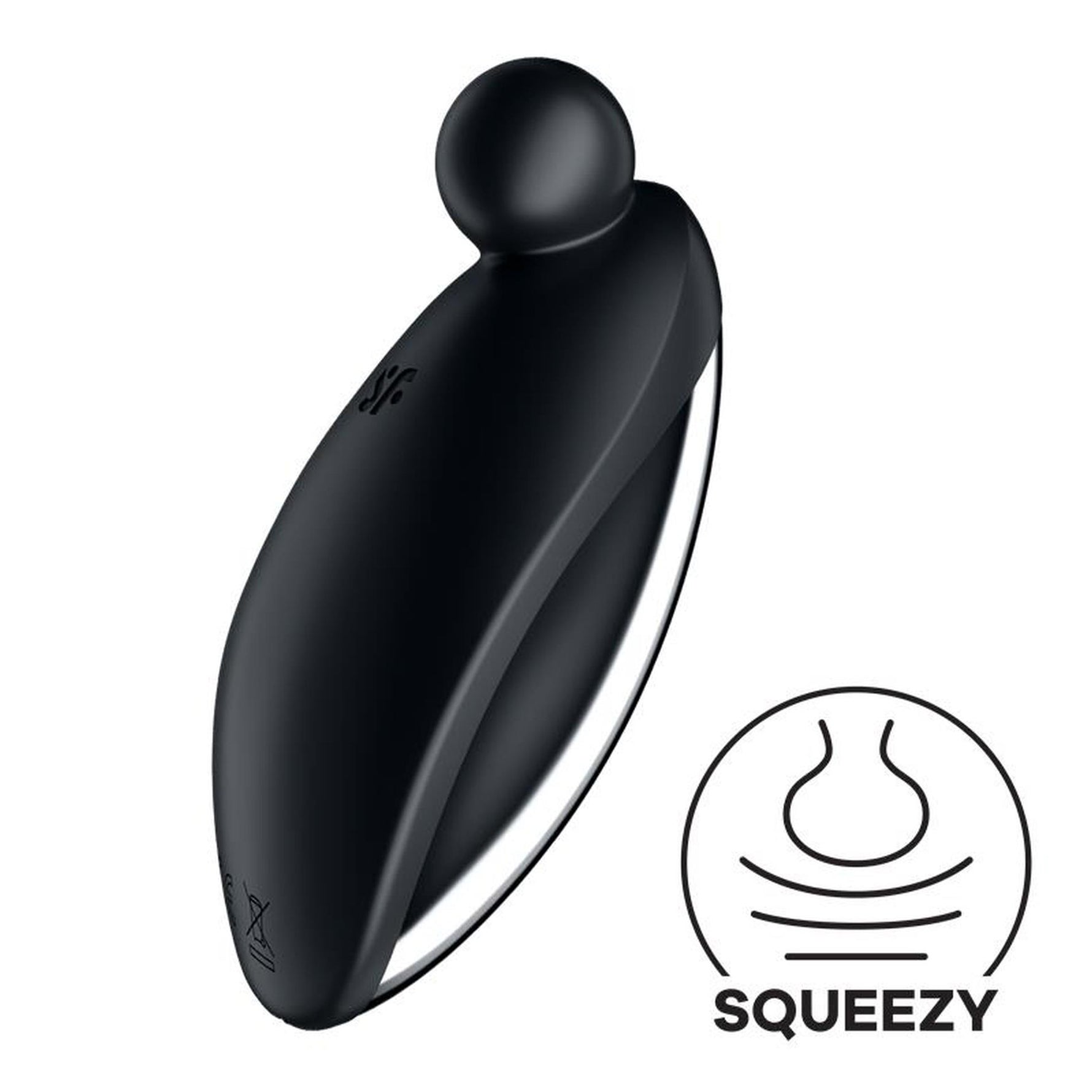 Vibrator Satisfyer Spot On 2 din silicon, negru, cu USB