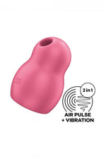 Stimulator clitoridian Satisfyer Pro To Go 1 Pressure Wave Roșu