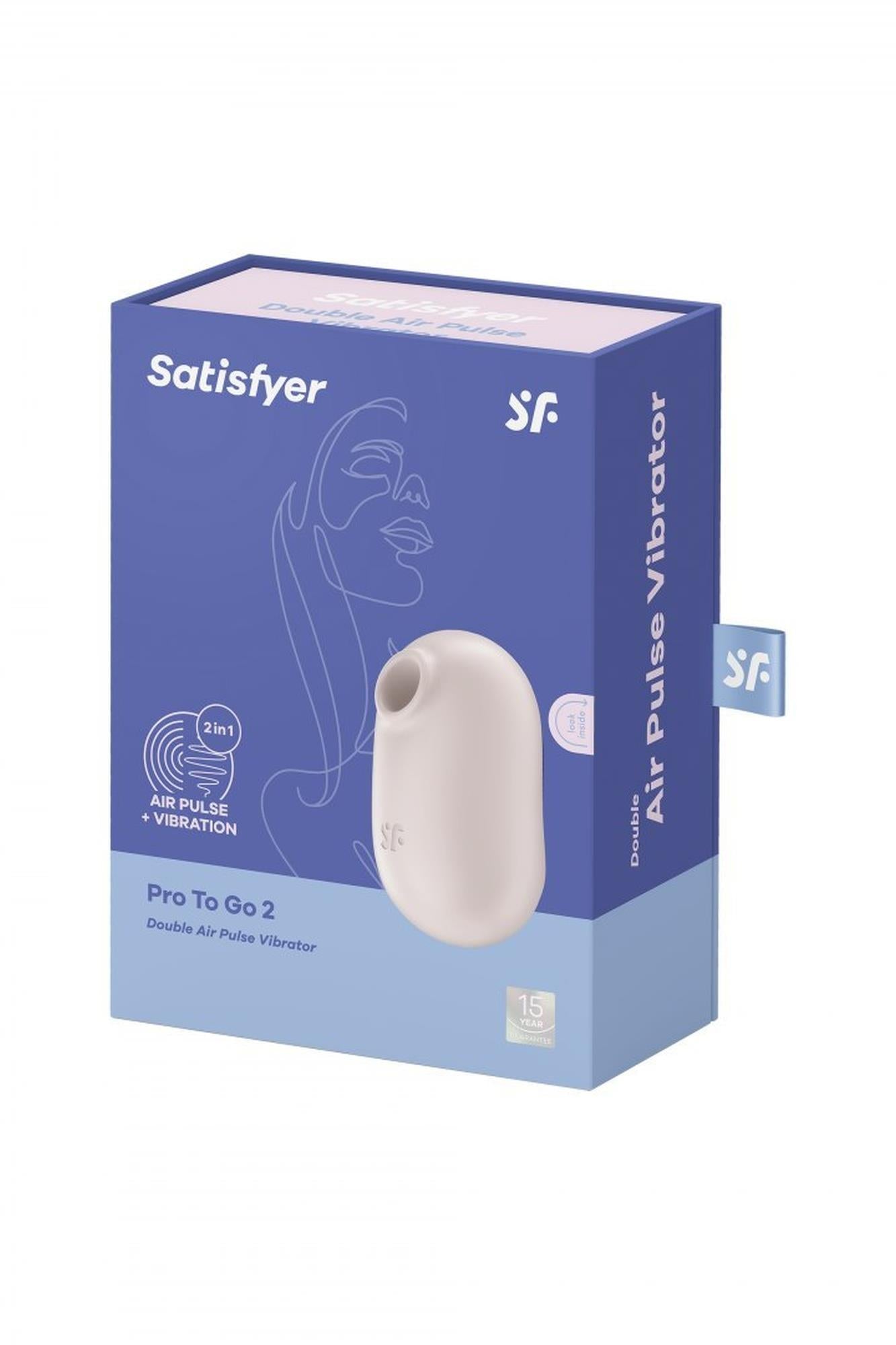 Stimulator Clitoridian Satisfyer Pro To Go 2 Bej USB