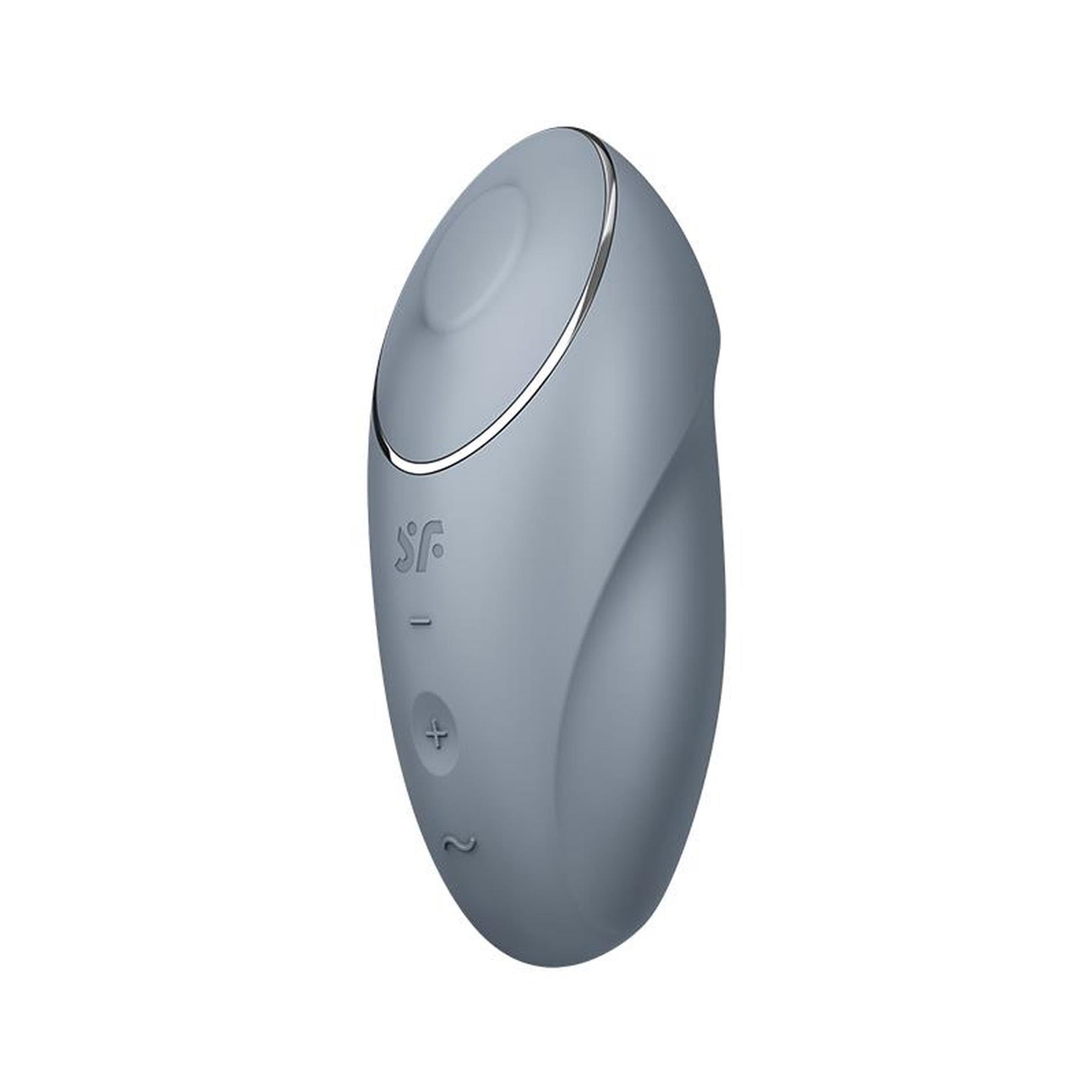 Vibrator USB Satisfyer Tap & Climax 1 Albastru-Gri