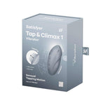 Vibrator USB Satisfyer Tap & Climax 1 Albastru-Gri