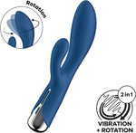 Satisfyer Iepuraș Rotativ 1 Albastru