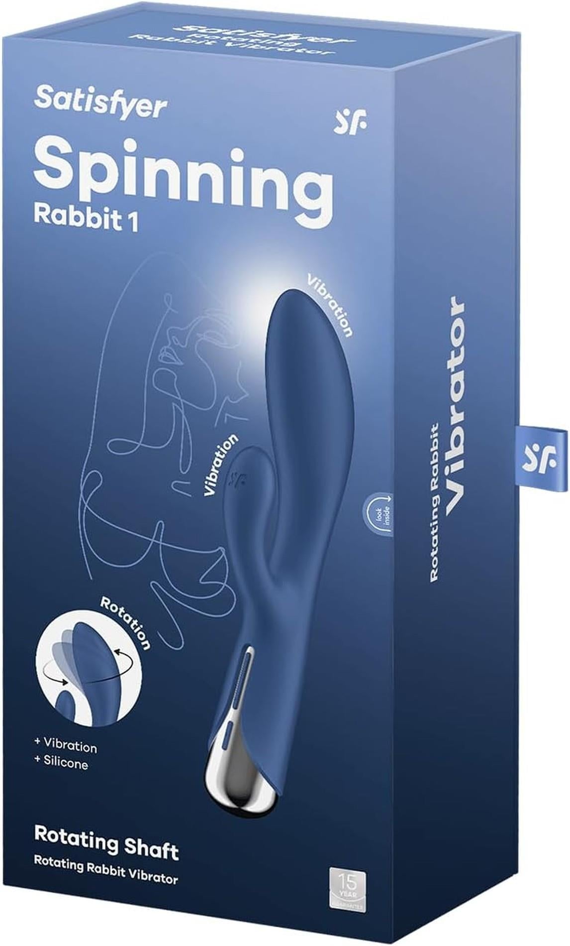 Satisfyer Iepuraș Rotativ 1 Albastru