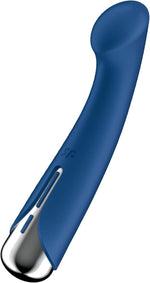 Vibrator rotativ albastru pentru punctul G Satisfyer Spinning 1