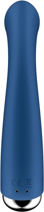 Vibrator rotativ albastru pentru punctul G Satisfyer Spinning 1
