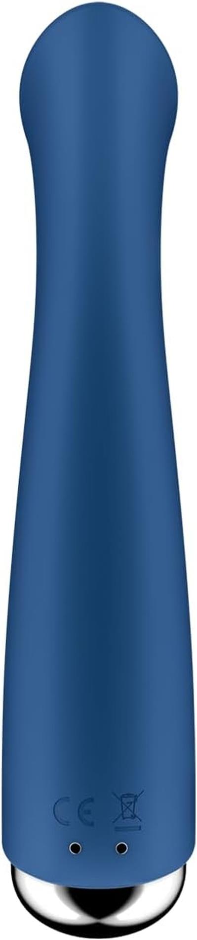 Vibrator rotativ albastru pentru punctul G Satisfyer Spinning 1