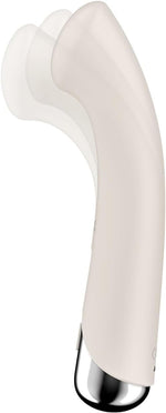 Vibrator rotativ Satisfyer Spinning G-Spot 1 bej, cu USB