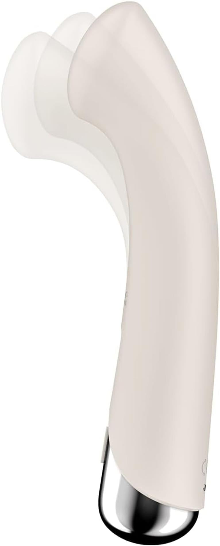 Vibrator rotativ Satisfyer Spinning G-Spot 1 bej, cu USB
