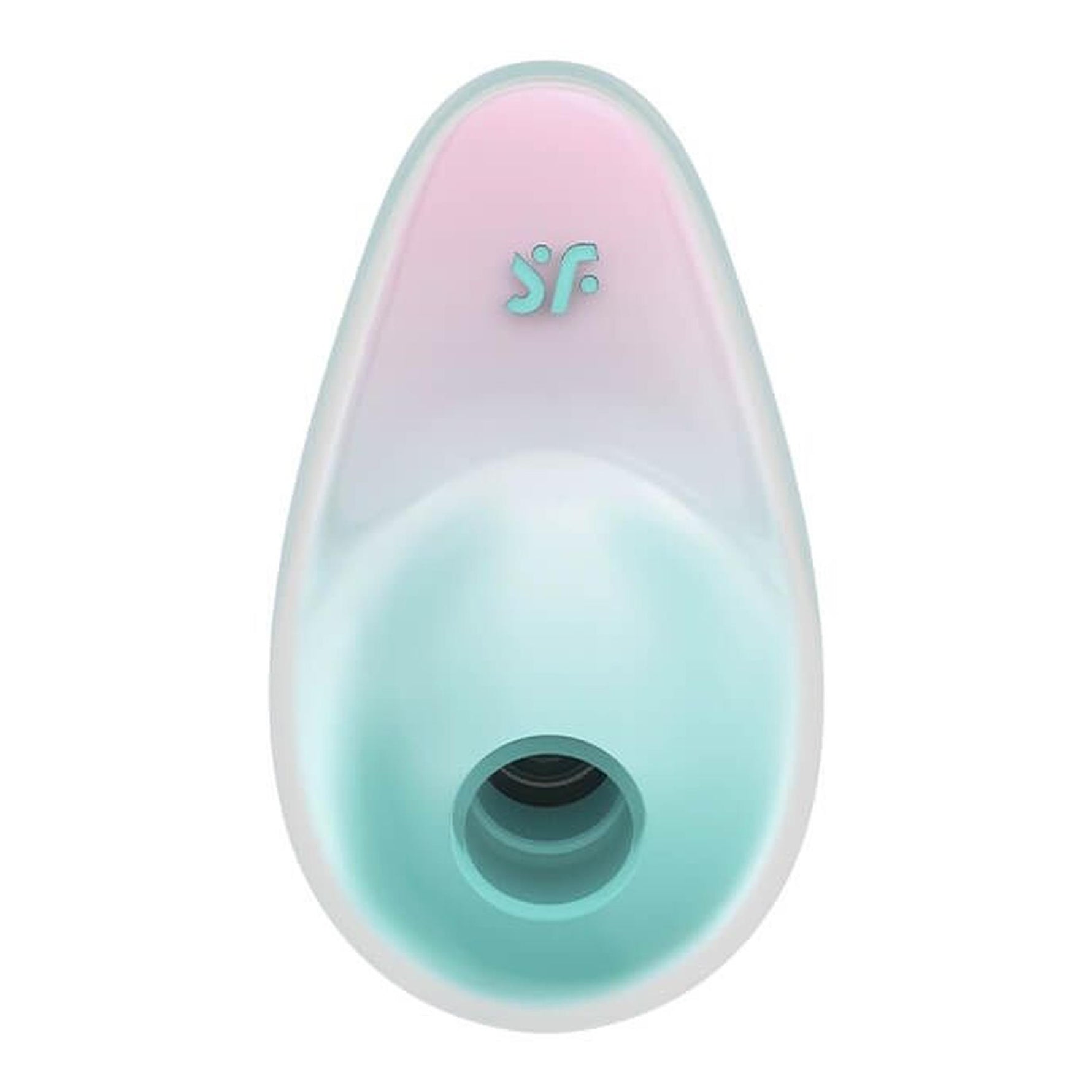 Stimulator clitoridian din silicon Satisfyer Pixie Dust, roz mentă, USB