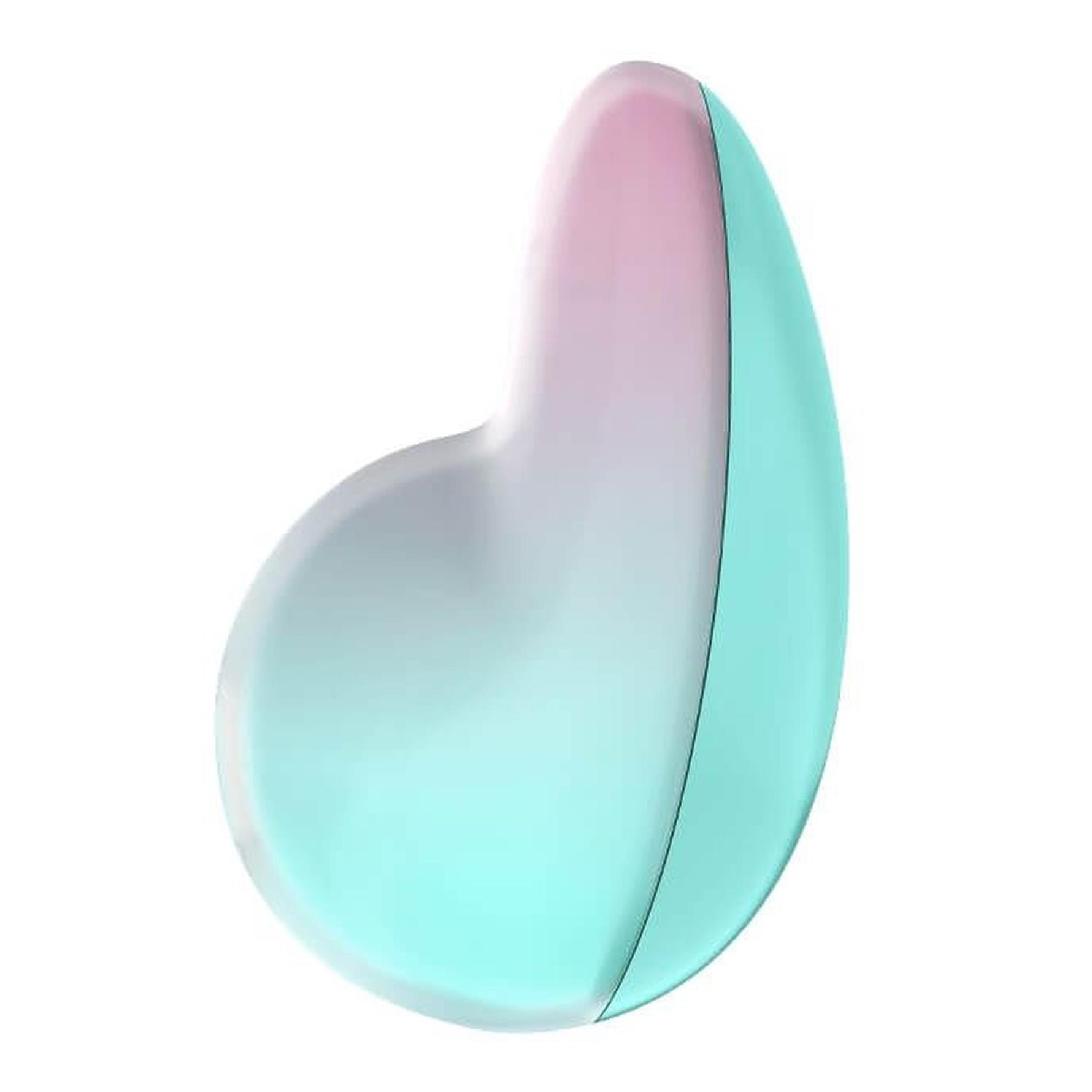 Stimulator clitoridian din silicon Satisfyer Pixie Dust, roz mentă, USB