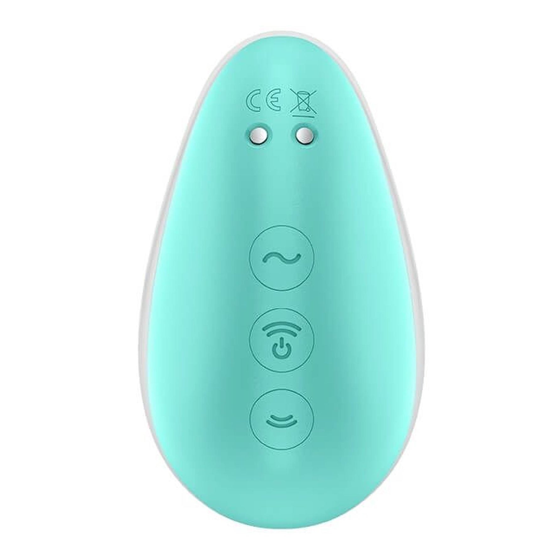 Stimulator clitoridian din silicon Satisfyer Pixie Dust, roz mentă, USB