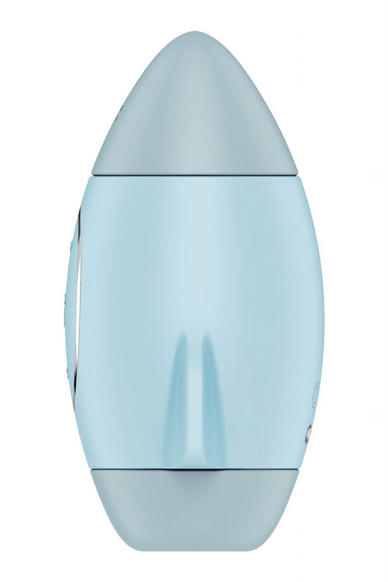 Vibrator Satisfyer Mission Control cu ​​undă de presiune, albastru