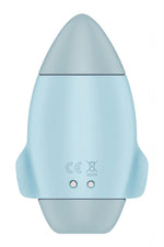 Vibrator Satisfyer Mission Control cu ​​undă de presiune, albastru