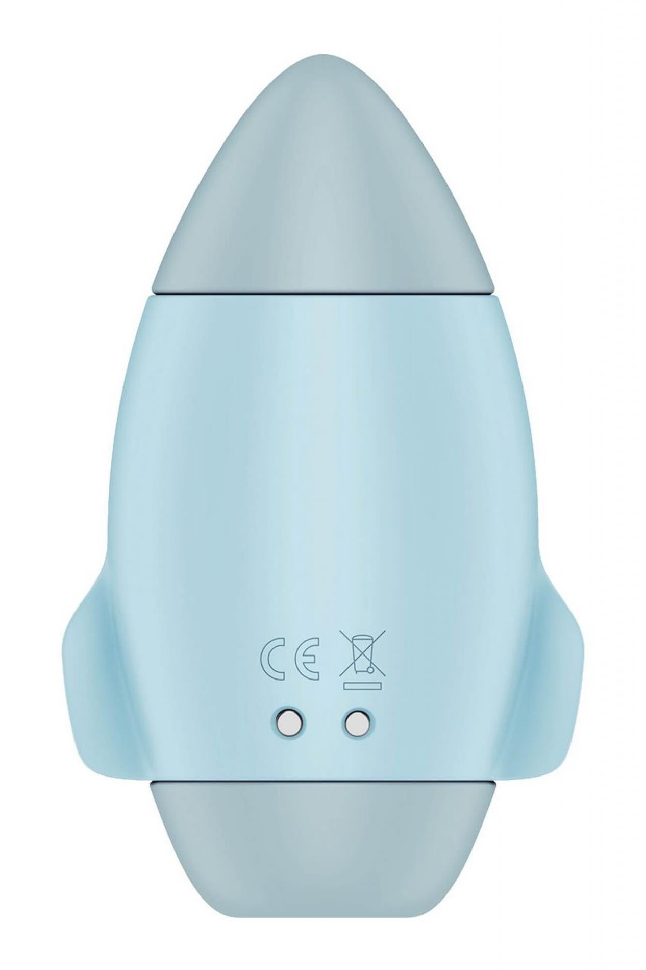 Vibrator Satisfyer Mission Control cu ​​undă de presiune, albastru