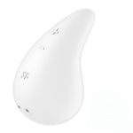 Vibrator Satisfyer Dew Drop Mini din silicon, alb