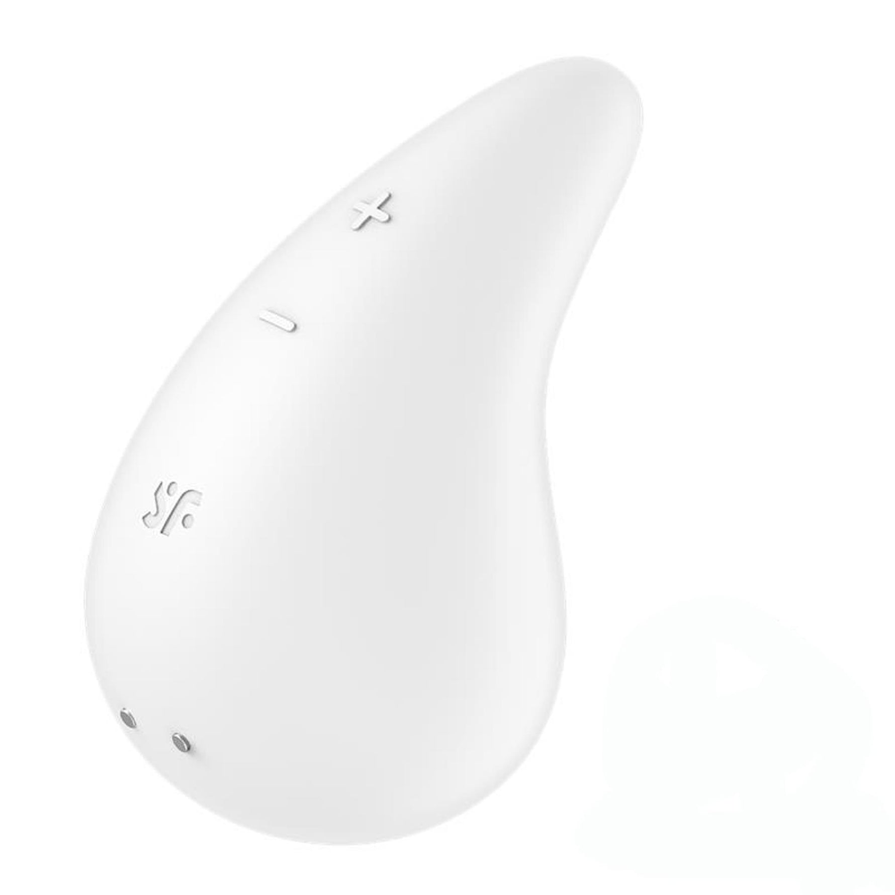 Vibrator Satisfyer Dew Drop Mini din silicon, alb