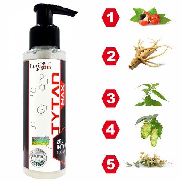Gel stimulator Tytan Max LoveStim 100ml
