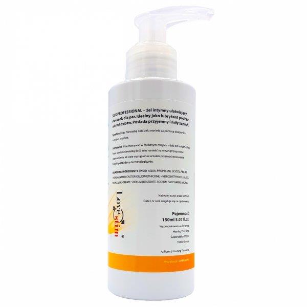 Gel anal din silicon LoveStim Silk 150 ml