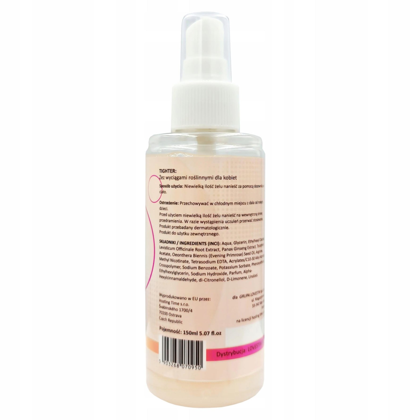 Gel stimulator de contracție LoveStim Tighter POP 150ml