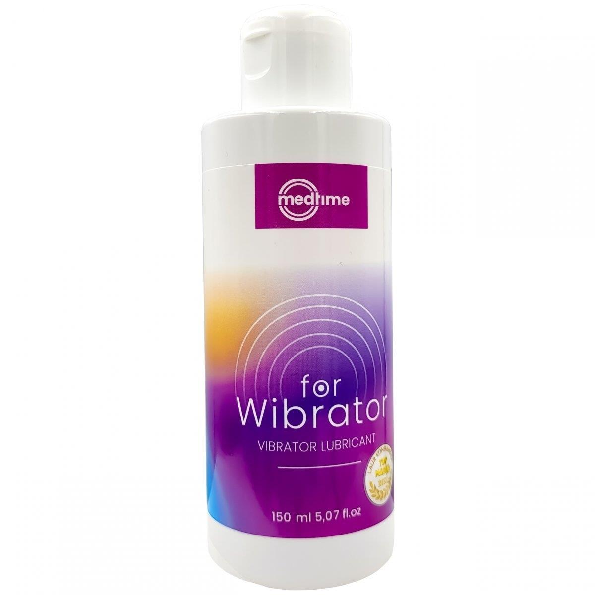 Gel lubrifiant pentru vibratoare pe bază de apă MedTime 150 ml