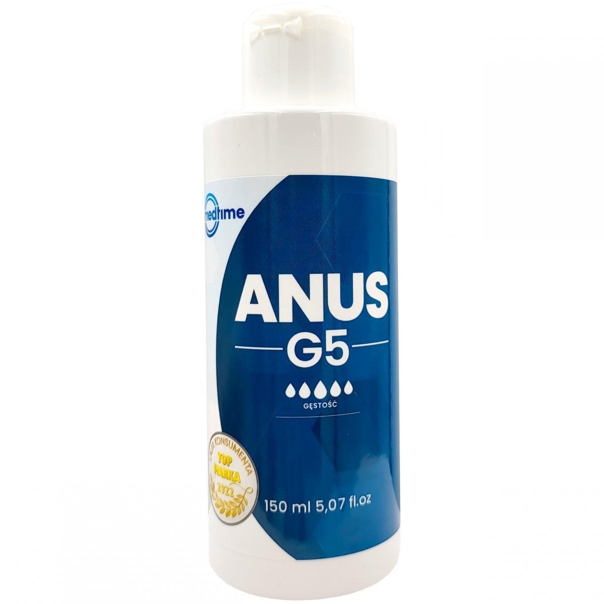 MedTime G5 gel anal gros 150 ml