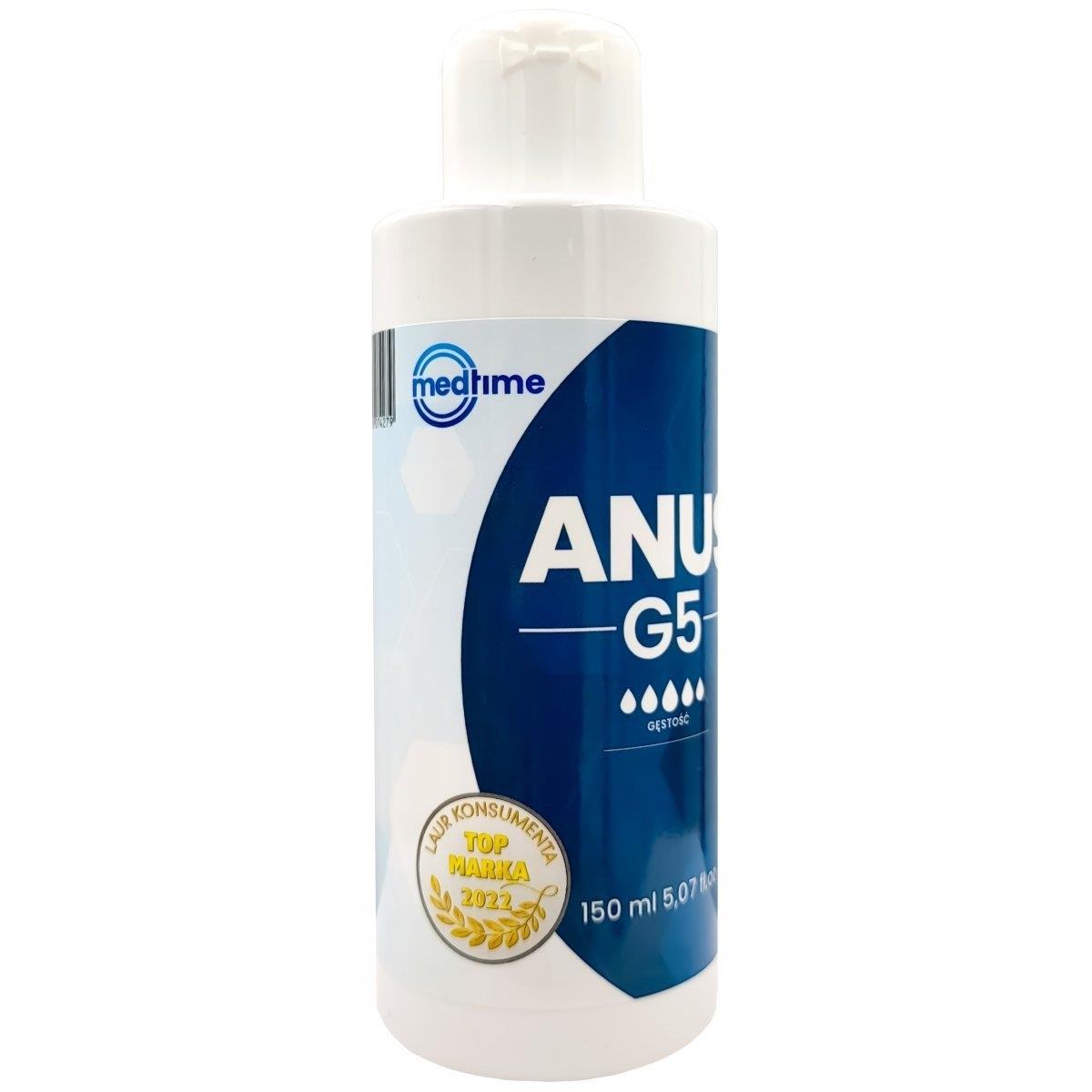 MedTime G5 gel anal gros 150 ml