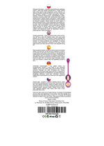 Bile vibratoare Kegel din silicon seria B violet USB 10 funcții 32 mm