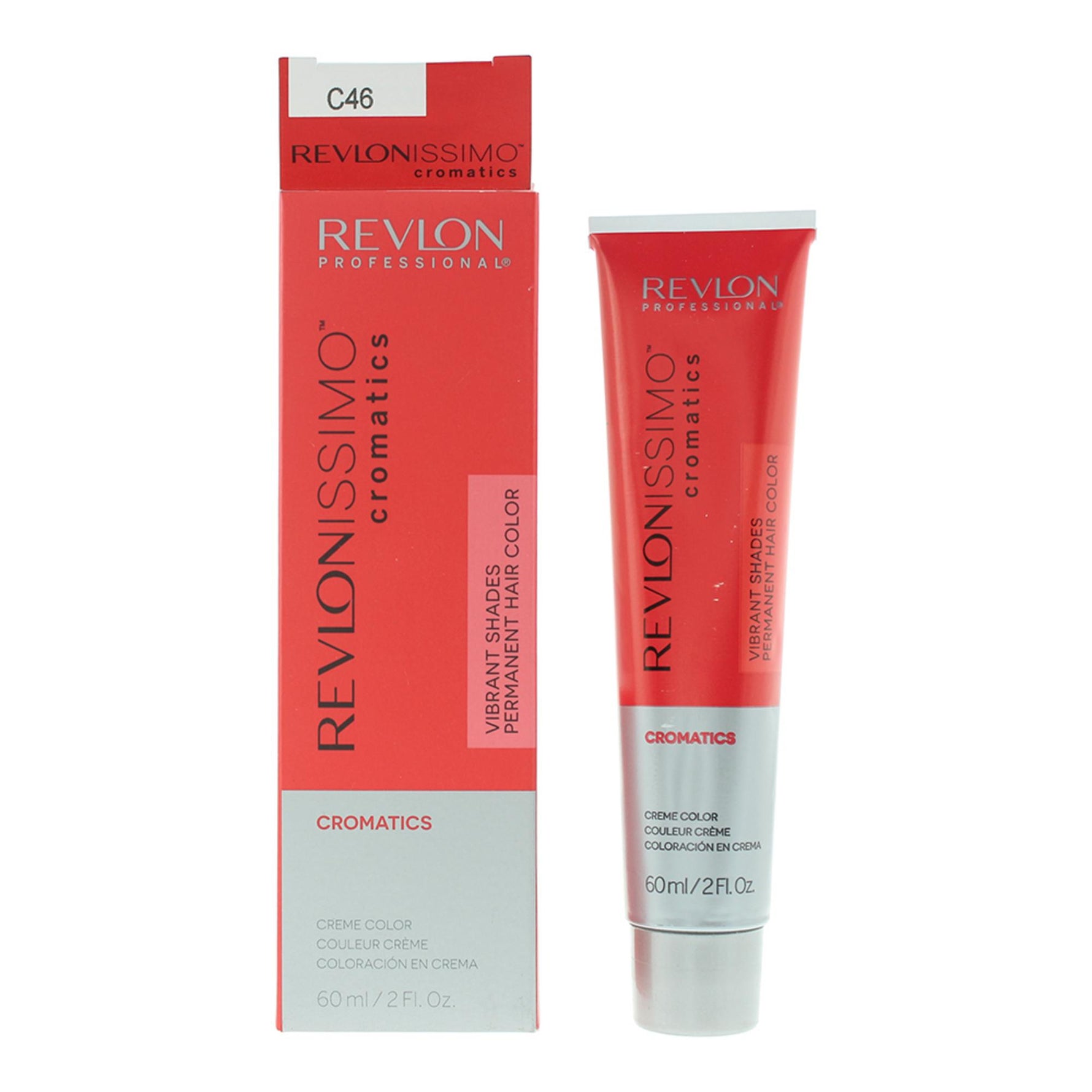 Revlon, Cromatics, Vopsea permanentă de păr, C46 Tangerine Red, 60 ml