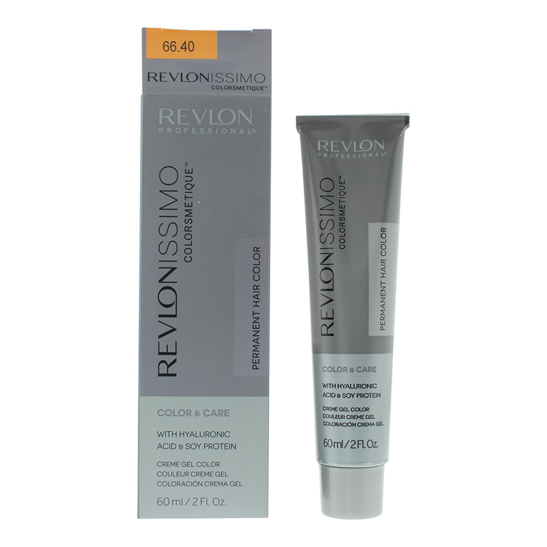 Revlon, Revlonissimo Colorsmetique, Vopsea permanentă de păr, 66.40 Intense Copper, 60 ml