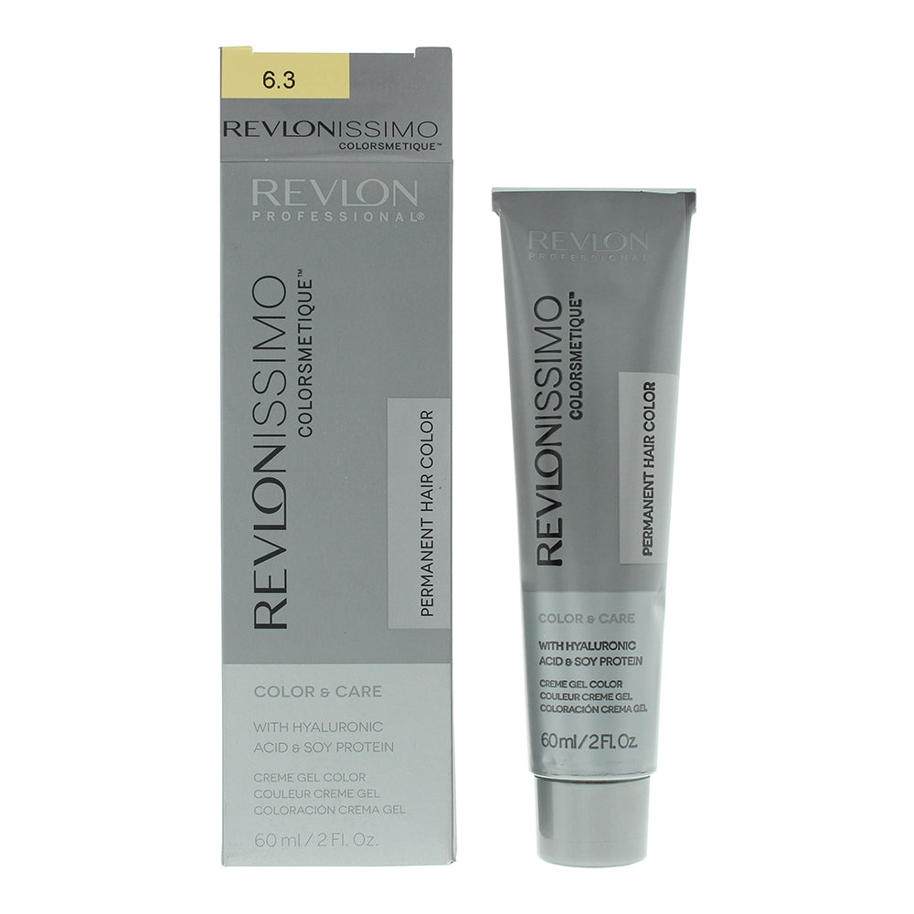 Revlon, Colorsmetique, Vopsea permanentă de păr, 6.3 6.3 Golden Dark Blonde, 60 ml