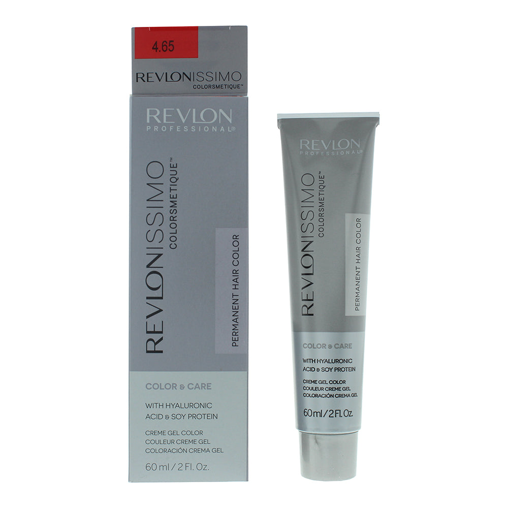 Revlon, Colorsmetique, Vopsea permanentă de păr, 4.65 Medium Mahogany Red Brown, 60 ml