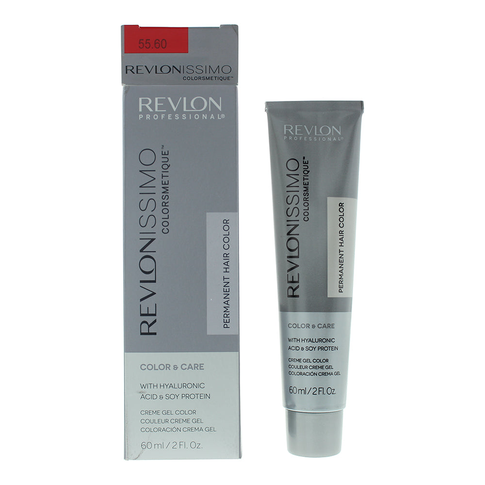 Revlon, Colorsmetique, Vopsea permanentă de păr, 55.60 Intense Dark Red, 60 ml