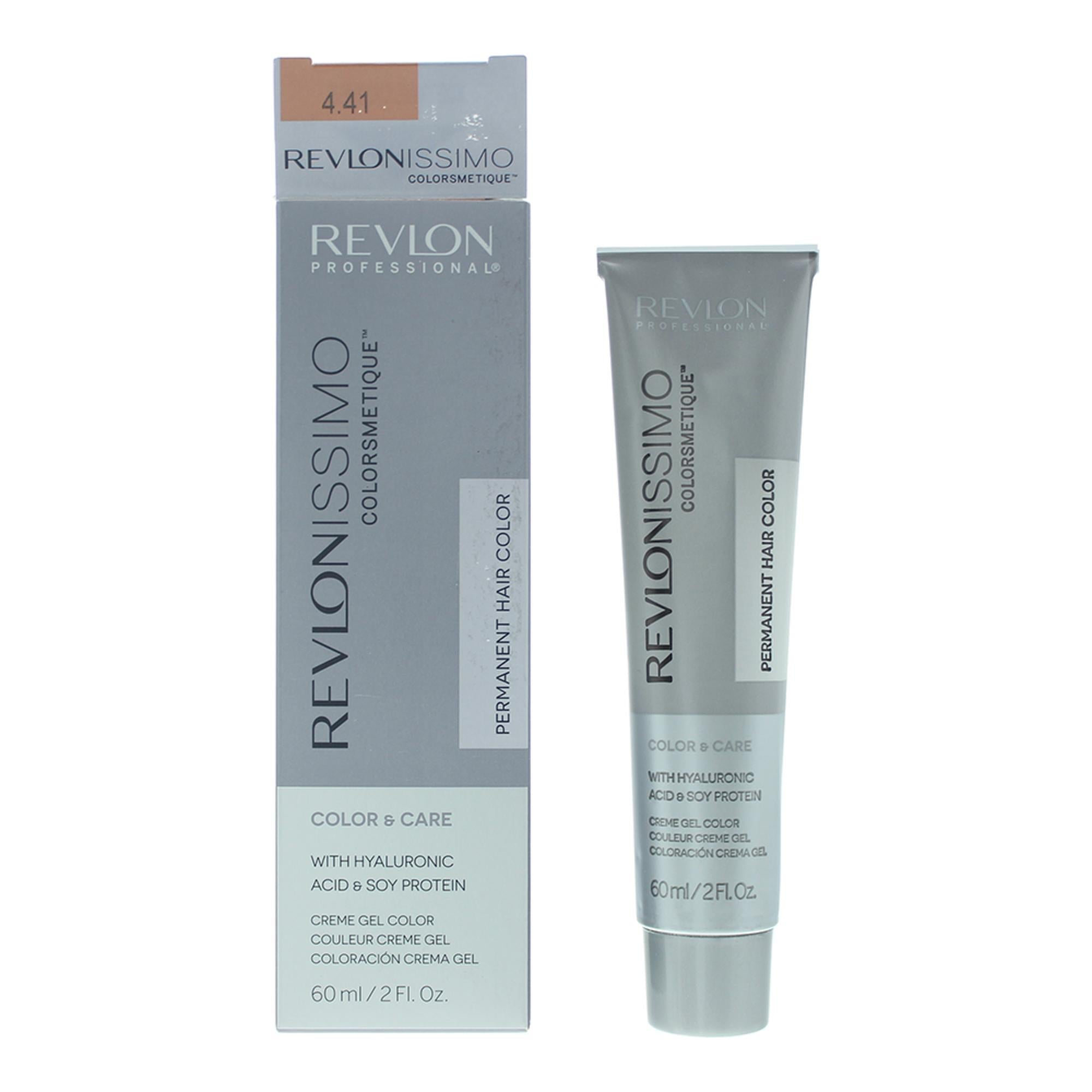 Revlon, Revlonissimo Colorsmetique, Vopsea permanentă de păr, 4.41 Deep Chestnut Medium Brown, 60 ml