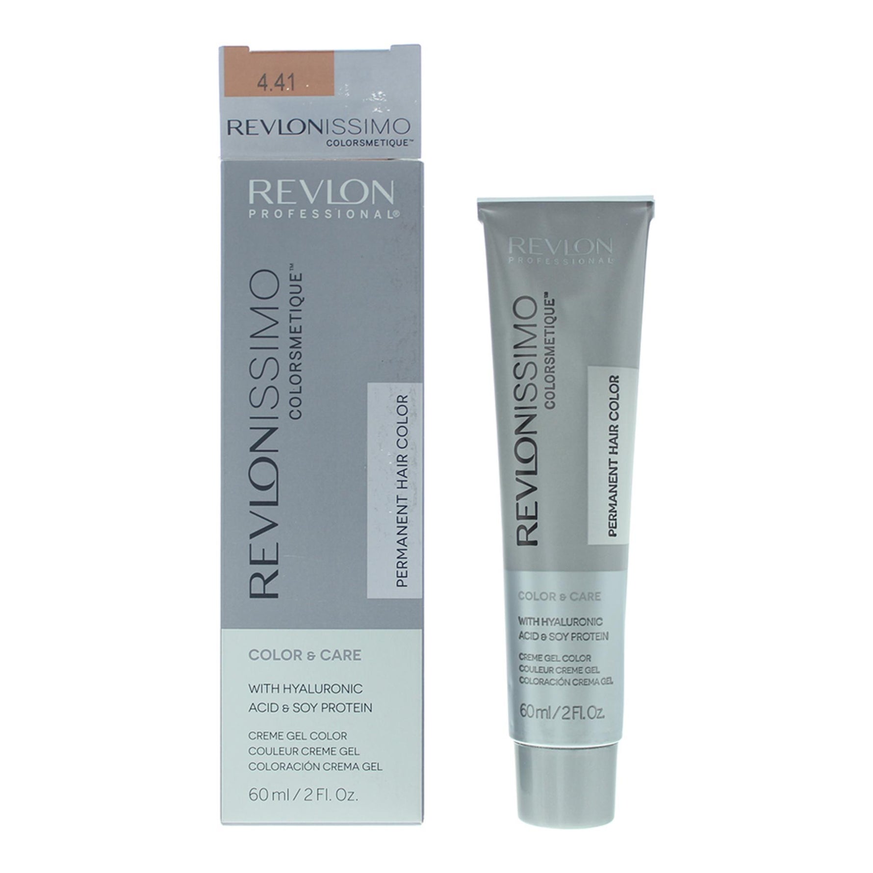 Revlon, Revlonissimo Colorsmetique, Vopsea permanentă de păr, 4.41 Deep Chestnut Medium Brown, 60 ml