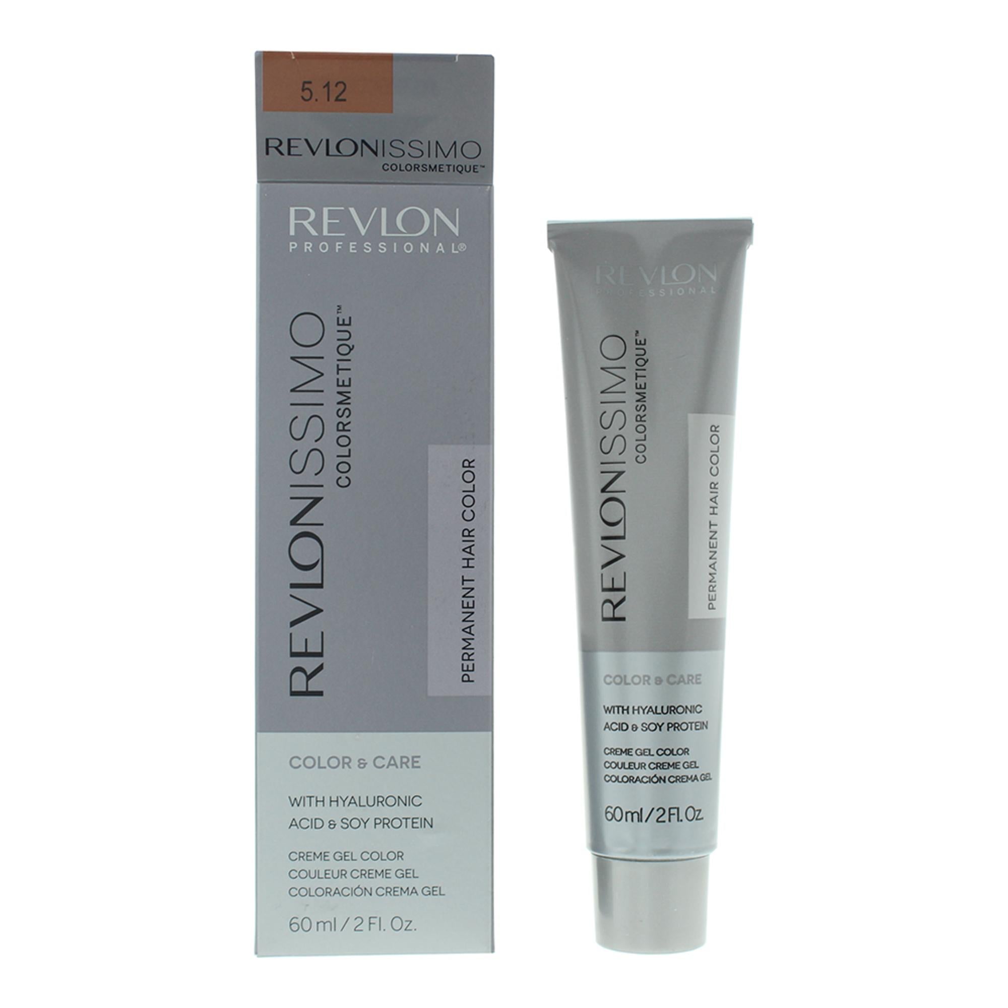 Revlon, Revlonissimo Colorsmetique, Vopsea permanentă de păr, 5.12 Light Pearly Brown, 60 ml