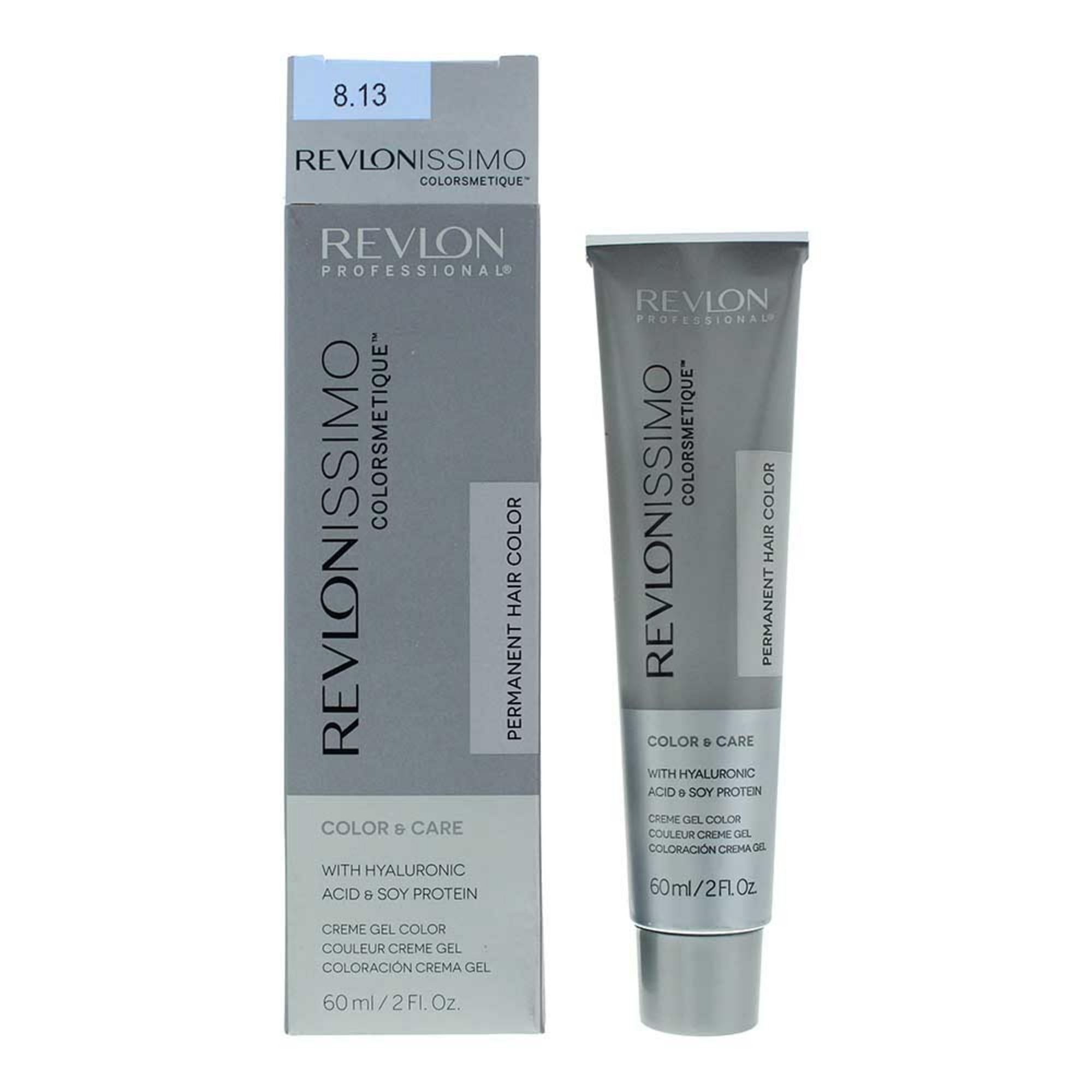Revlon, Revlonissimo Colorsmetique, Vopsea permanentă de păr, 8.13 Light Frosty Beige Blonde, 60 ml