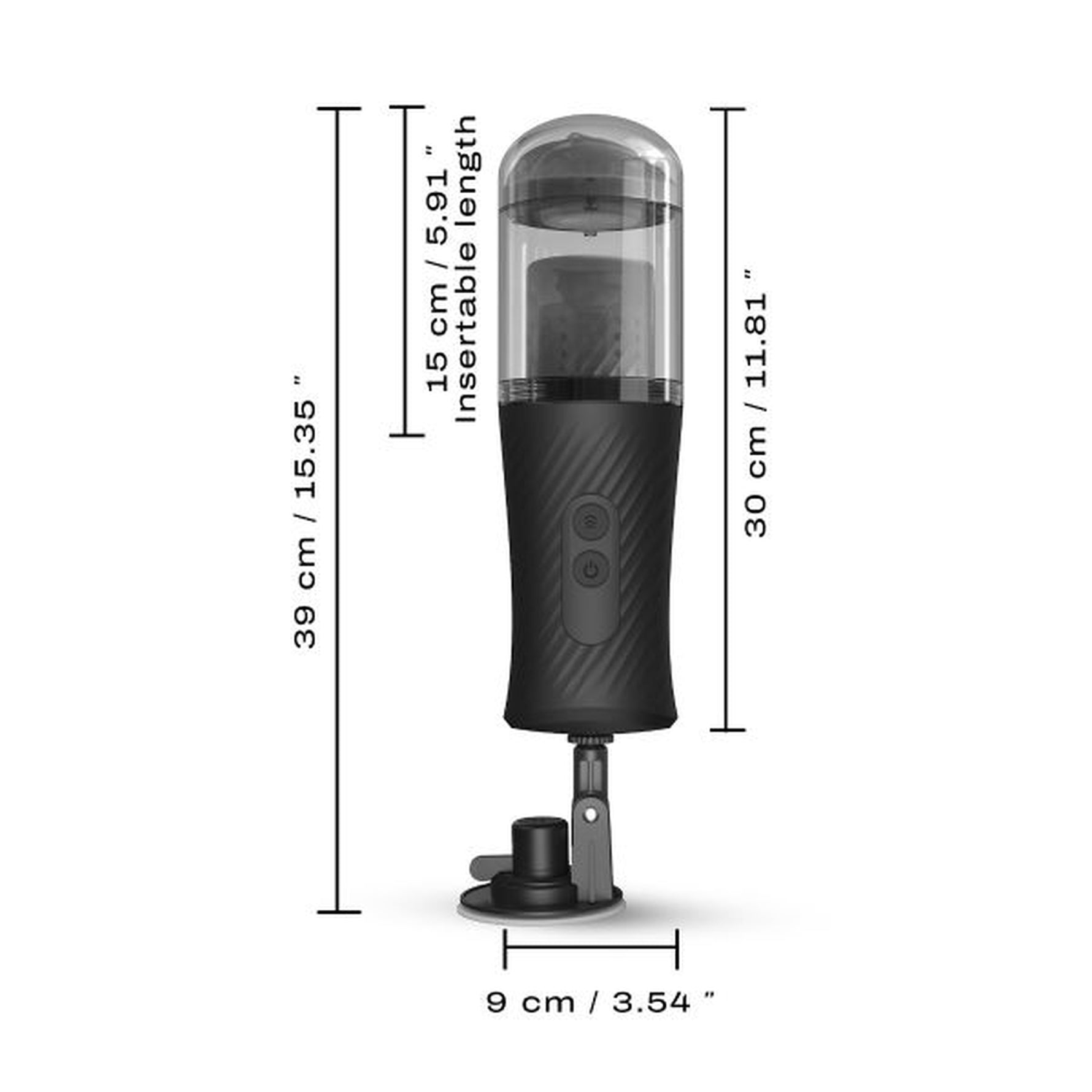 Masturbator automat Thrust Blow Dorcel cu ventuză 15 cm USB