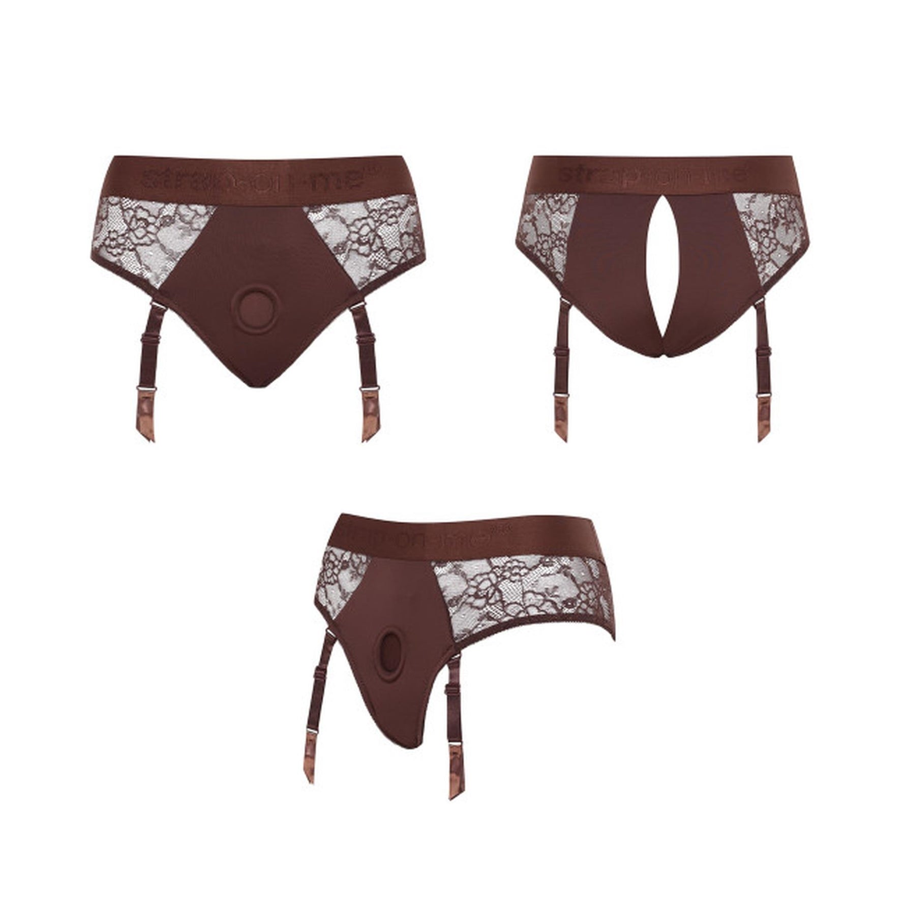 Ham lenjerie intimă Diva Strap-on-Me Chocolate XXL
