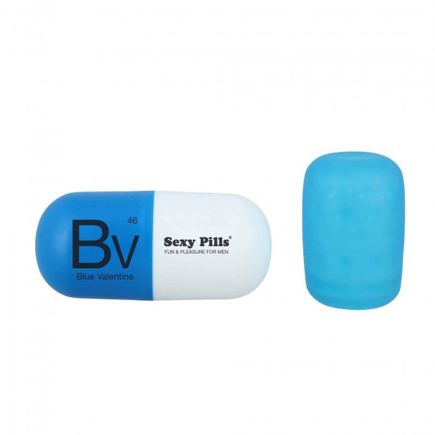 Masturbator Love to Love Sexy Pills Blue Valentine, albastru, impermeabil