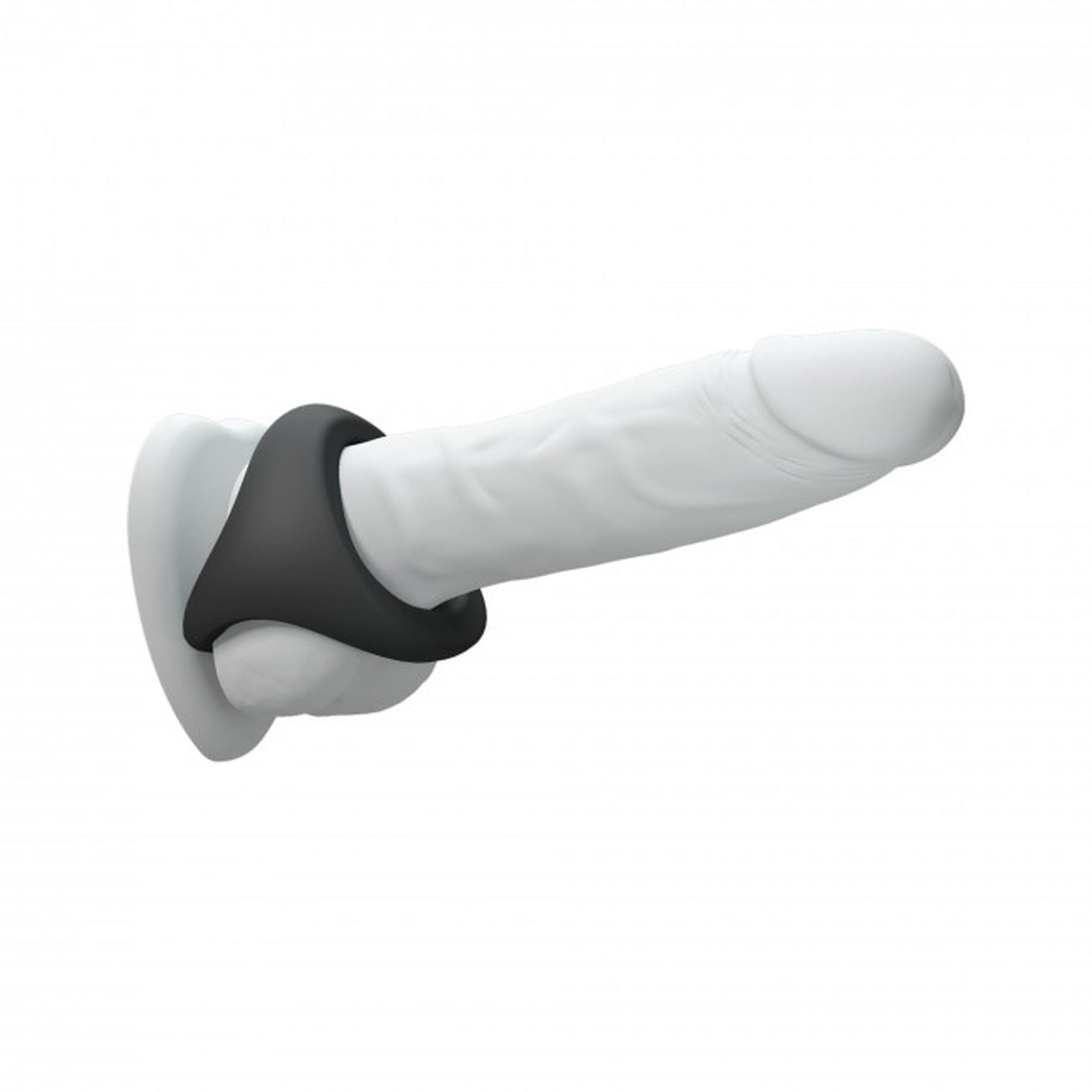 Inel dublu pentru penis Flux Ring Love to Love, din onix negru