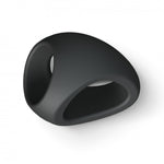 Inel dublu pentru penis Flux Ring Love to Love, din onix negru