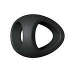 Inel dublu pentru penis Flux Ring Love to Love, din onix negru