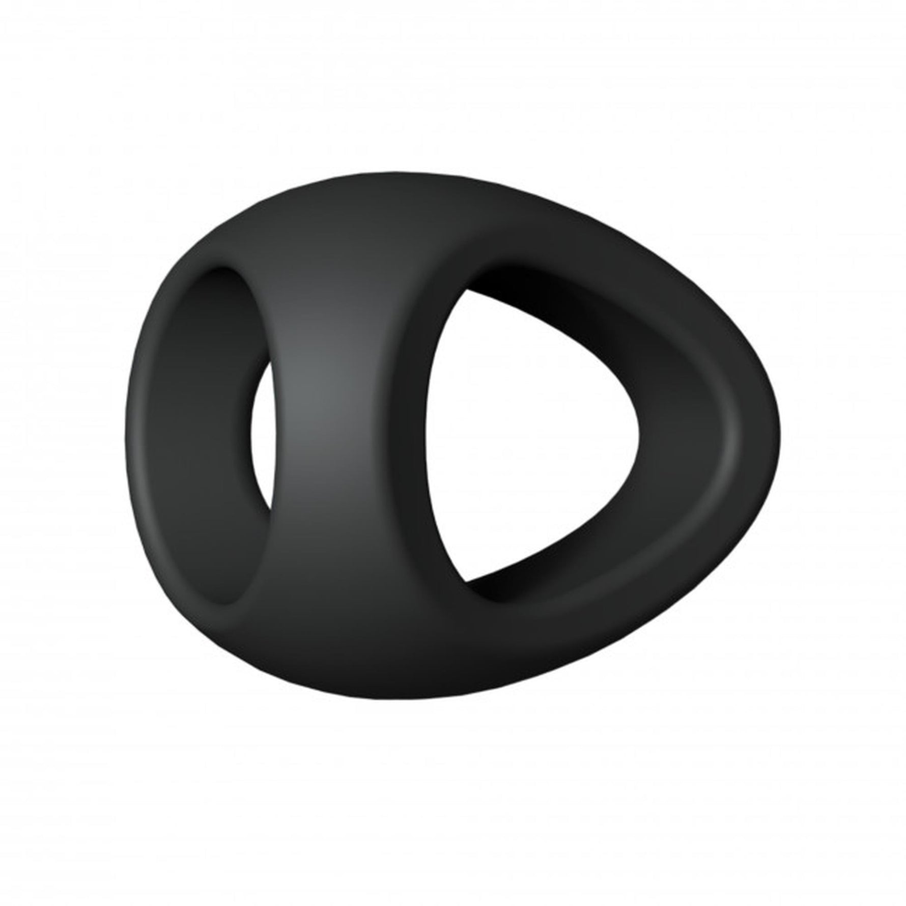 Inel dublu pentru penis Flux Ring Love to Love, din onix negru