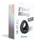 Inel dublu pentru penis Flux Ring Love to Love, din onix negru